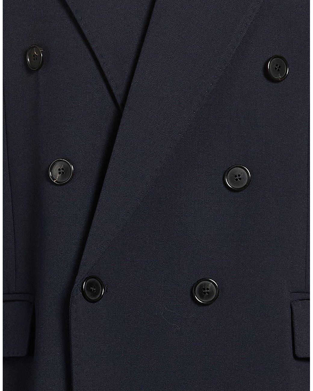 Grifoni Blue Blazer Polyester, Virgin Wool, Elastane for men