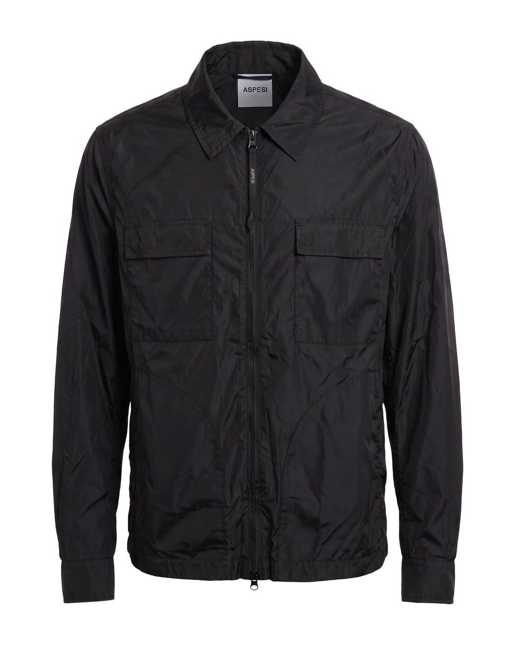 Aspesi Blue Shirt Polyamide for men