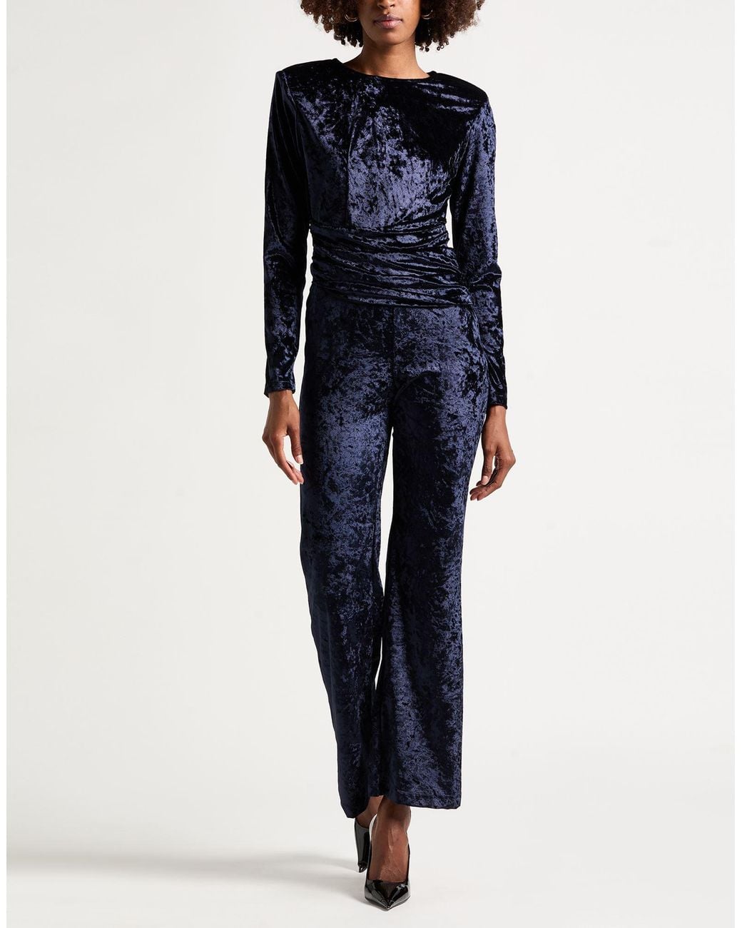 WEILI ZHENG Blue Jumpsuit