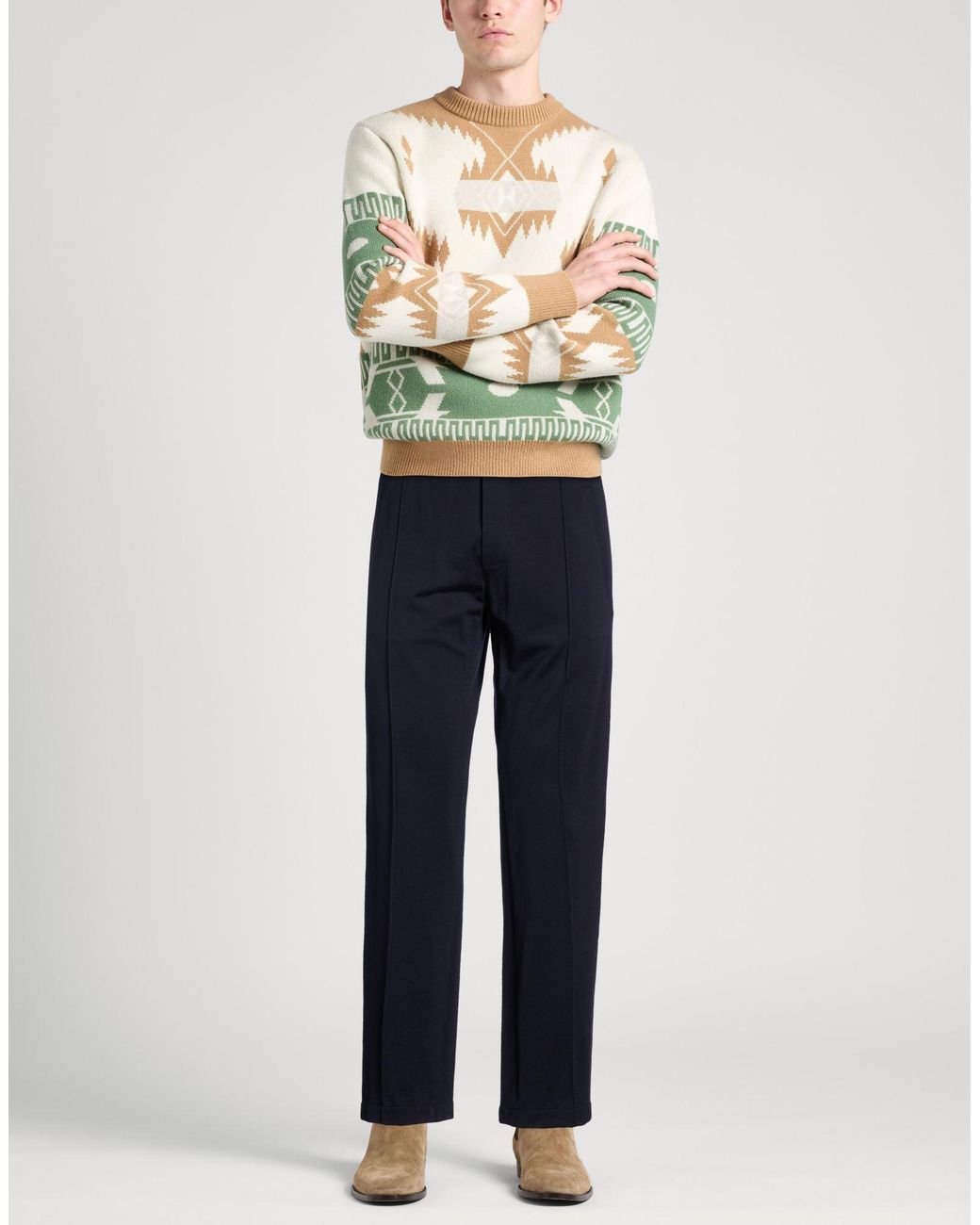 Brioni Blue Trouser for men