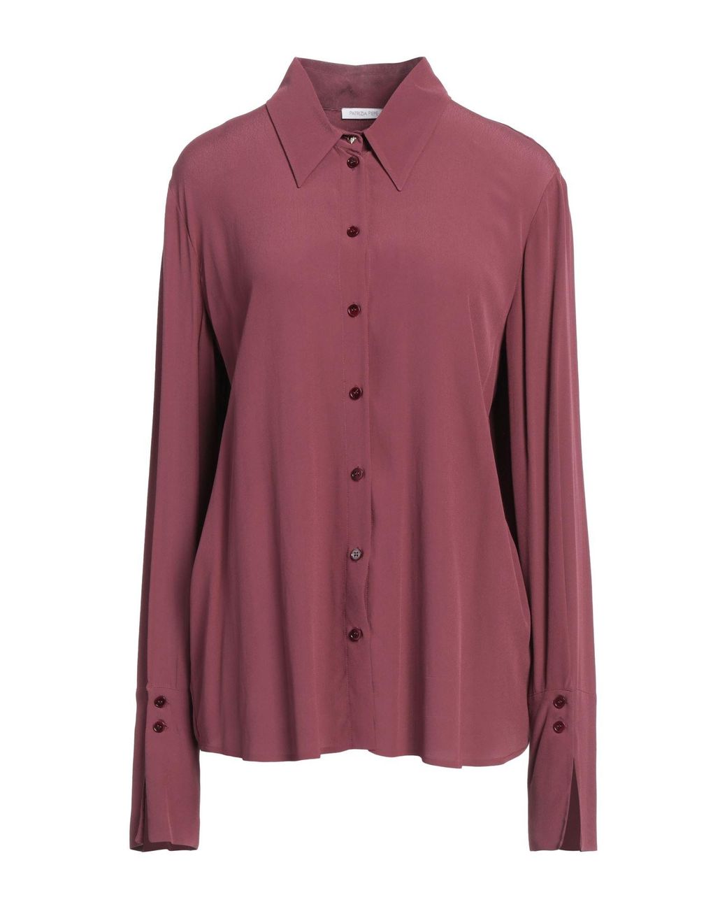 Patrizia Pepe Purple Mauve Shirt Viscose