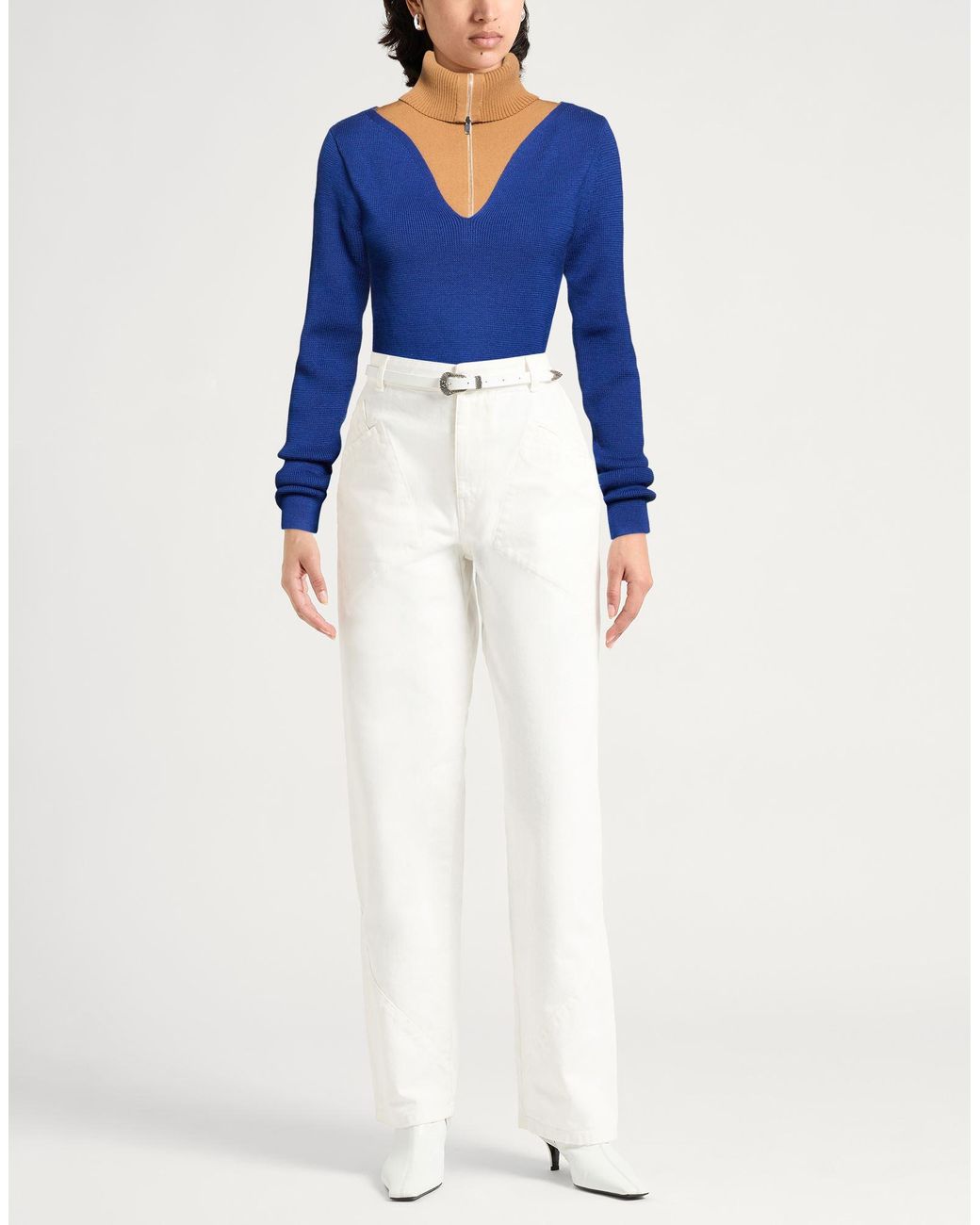 Tory Burch Blue Turtlenecks