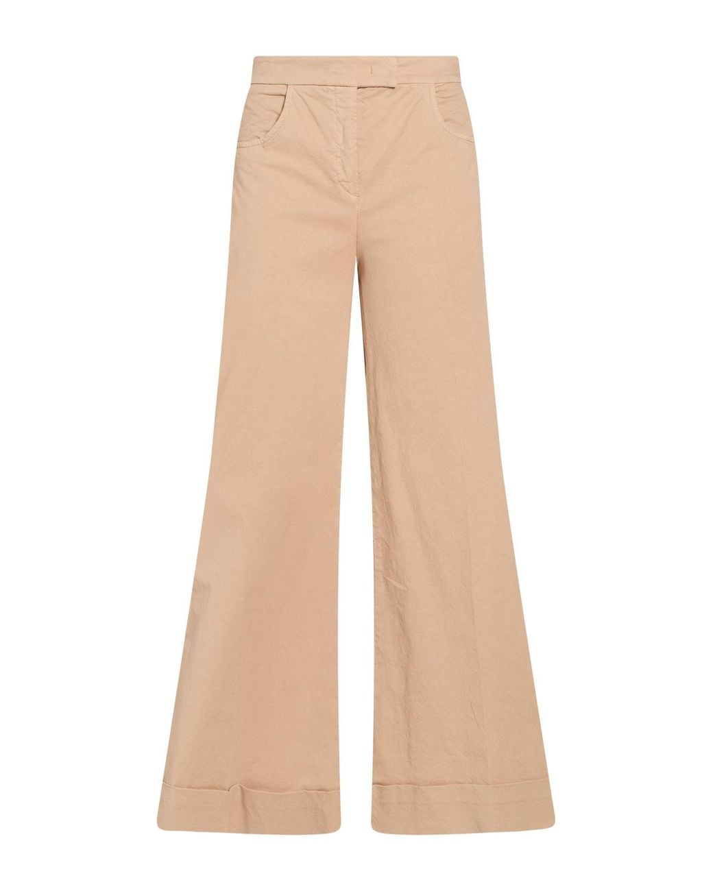 Via Masini 80 Natural Pants Cotton, Elastomultiester, Elastane