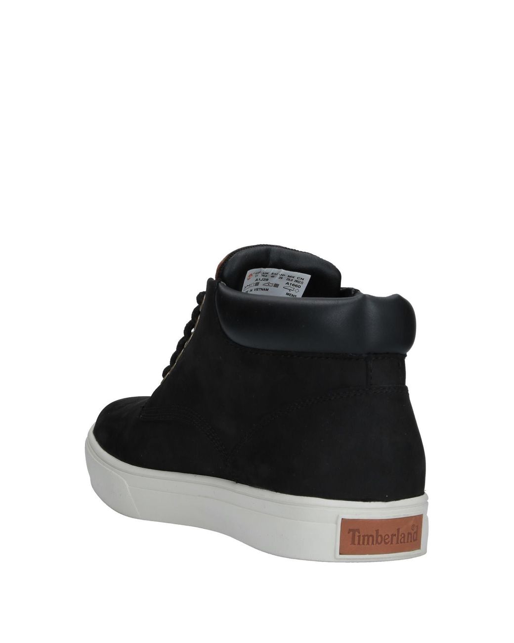 black timberland high tops