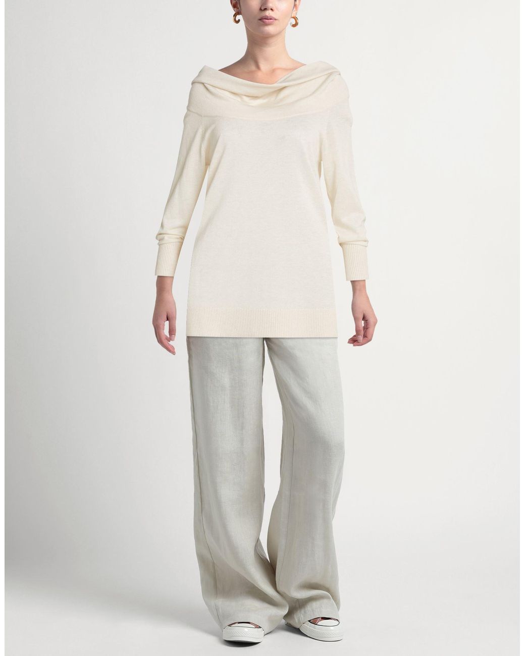 ALESSIA SANTI White Jumper