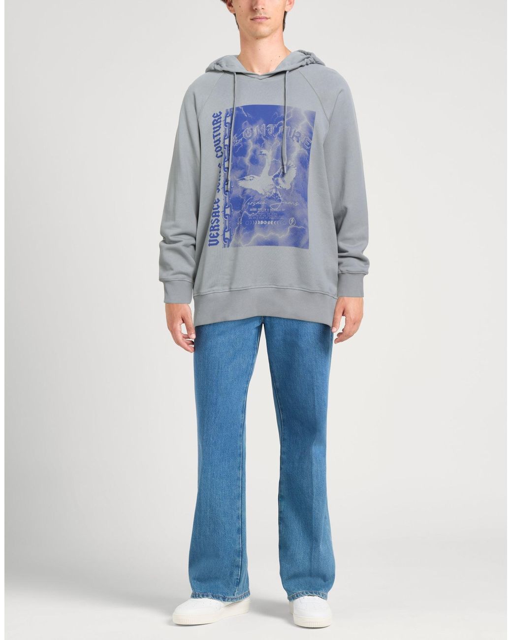 Versace Jeans Couture Gray Sweatshirt for men