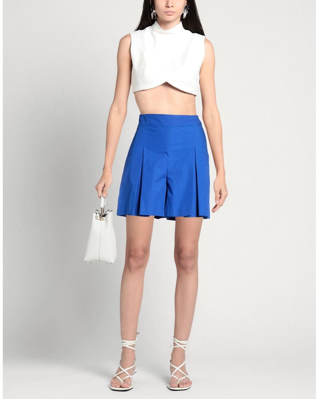 Boutique Moschino Blue Bright Shorts & Bermuda Shorts Cotton