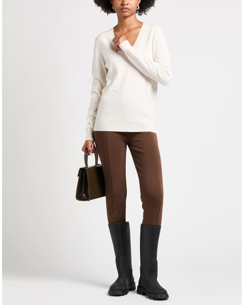 Burberry White Sweaters