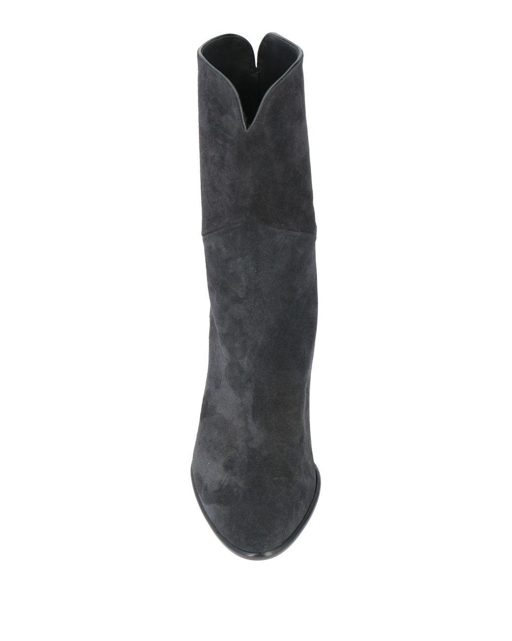 Ba&sh Black Charcoal Ankle Boots Leather
