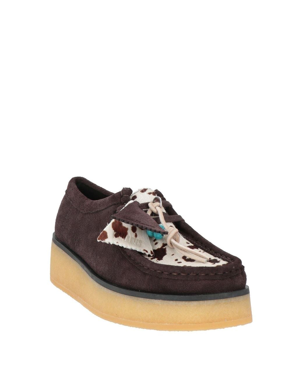 Clarks Brown Wallacraft Bey Dark Lace-Up Shoes Leather