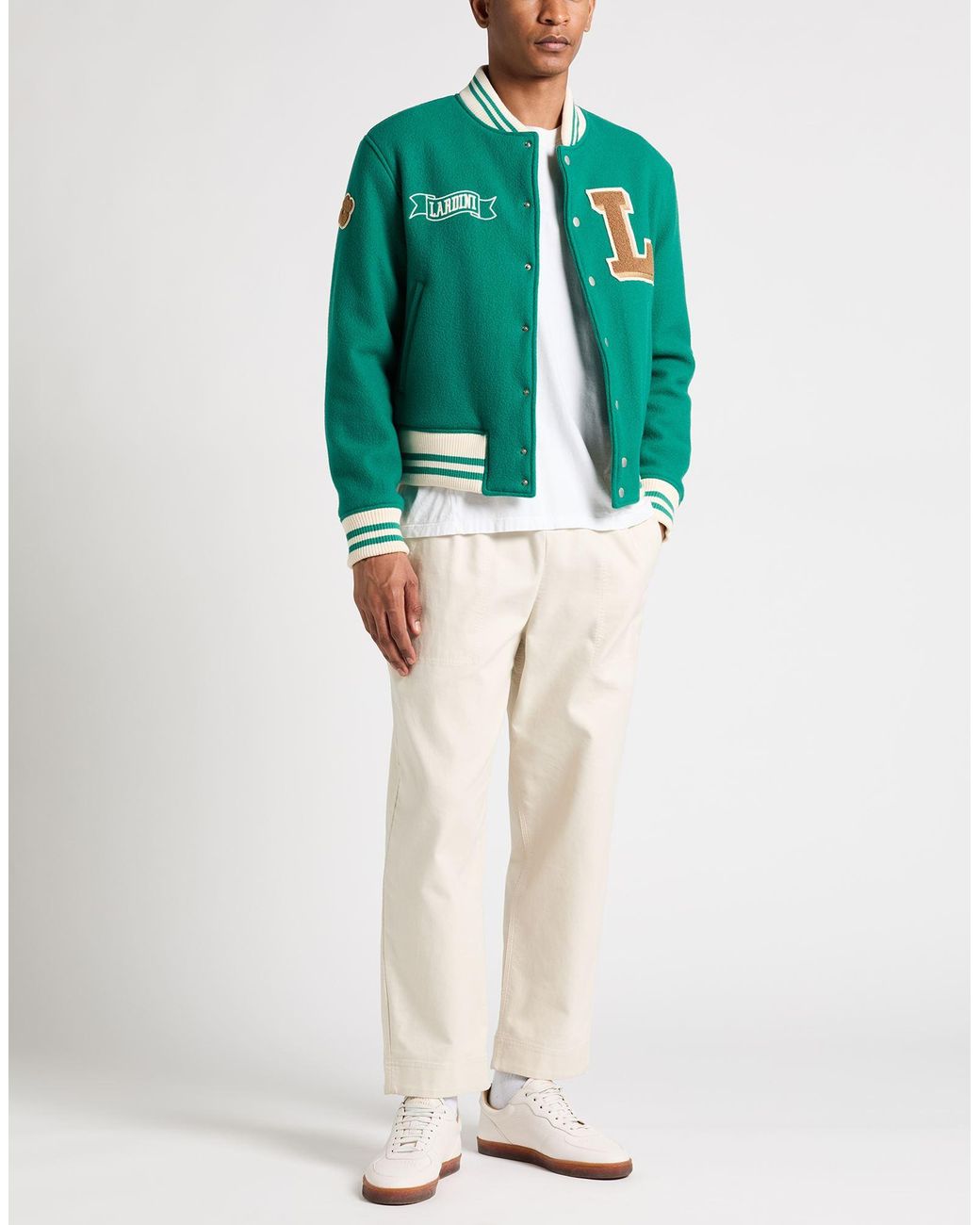 Lardini Green Jacket Wool, Polyamide for men