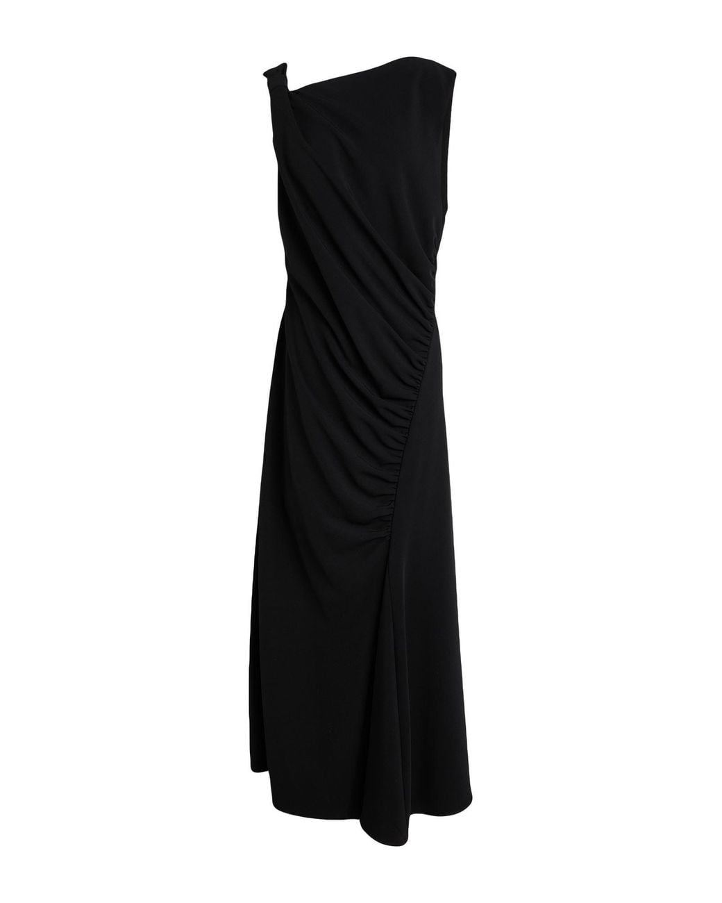 Imperial Black Maxi Dress Polyester, Elastane