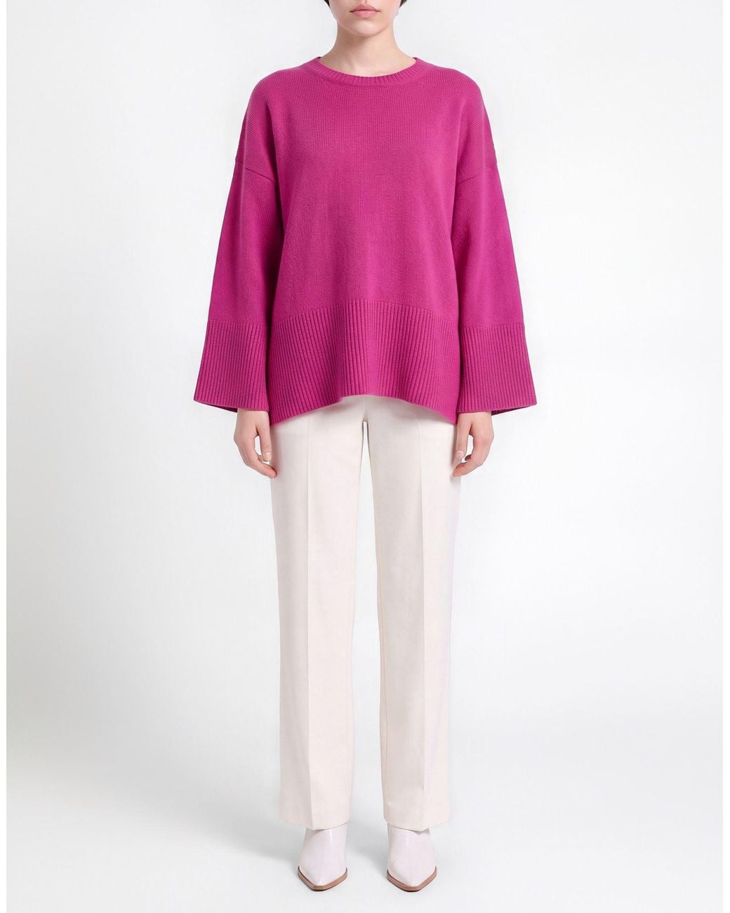 Carla G Pink Sweater Polyacrylic, Alpaca Wool, Polyamide, Polyester
