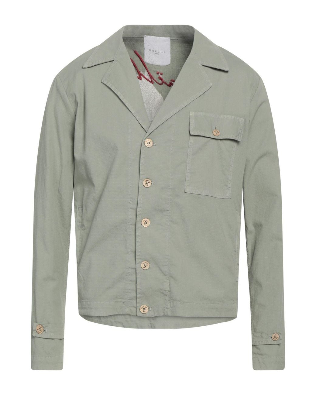 Gaelle Paris Gray Jacket for men