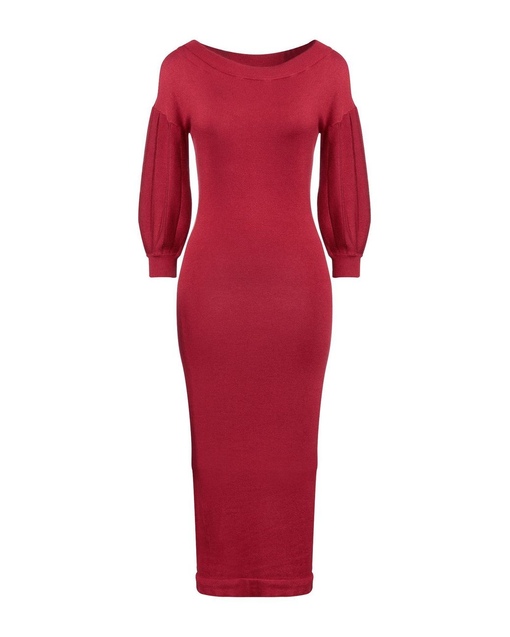 Twinset Red Midi Dress