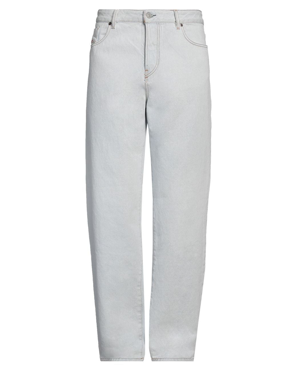 DIESEL Gray Jeans Cotton for men