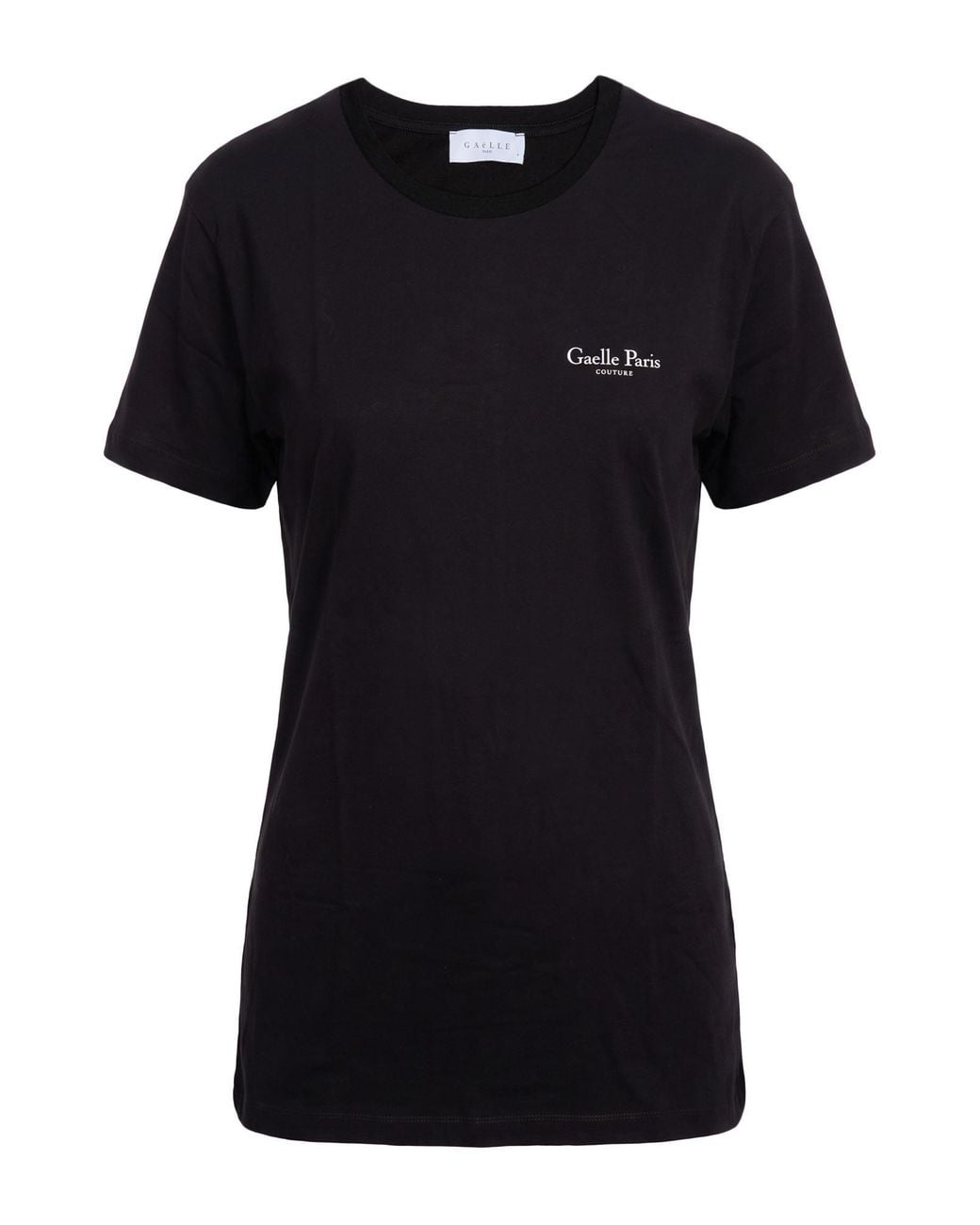 Gaelle Paris Black Mini Dress Cotton