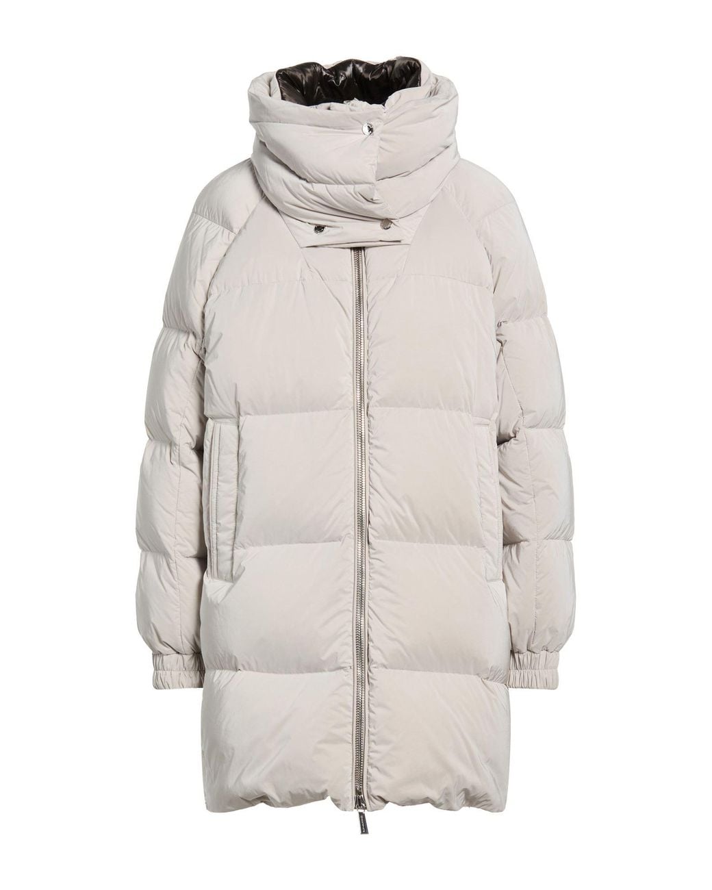 Moorer Gray Puffer Polyamide, Polyester