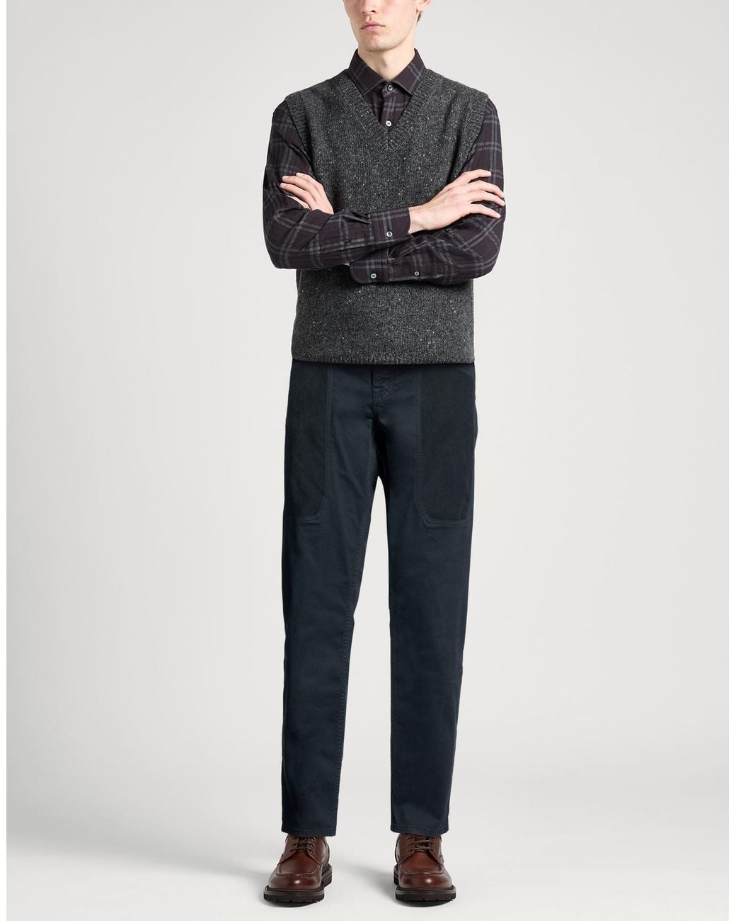 Jeckerson Blue Pants for men