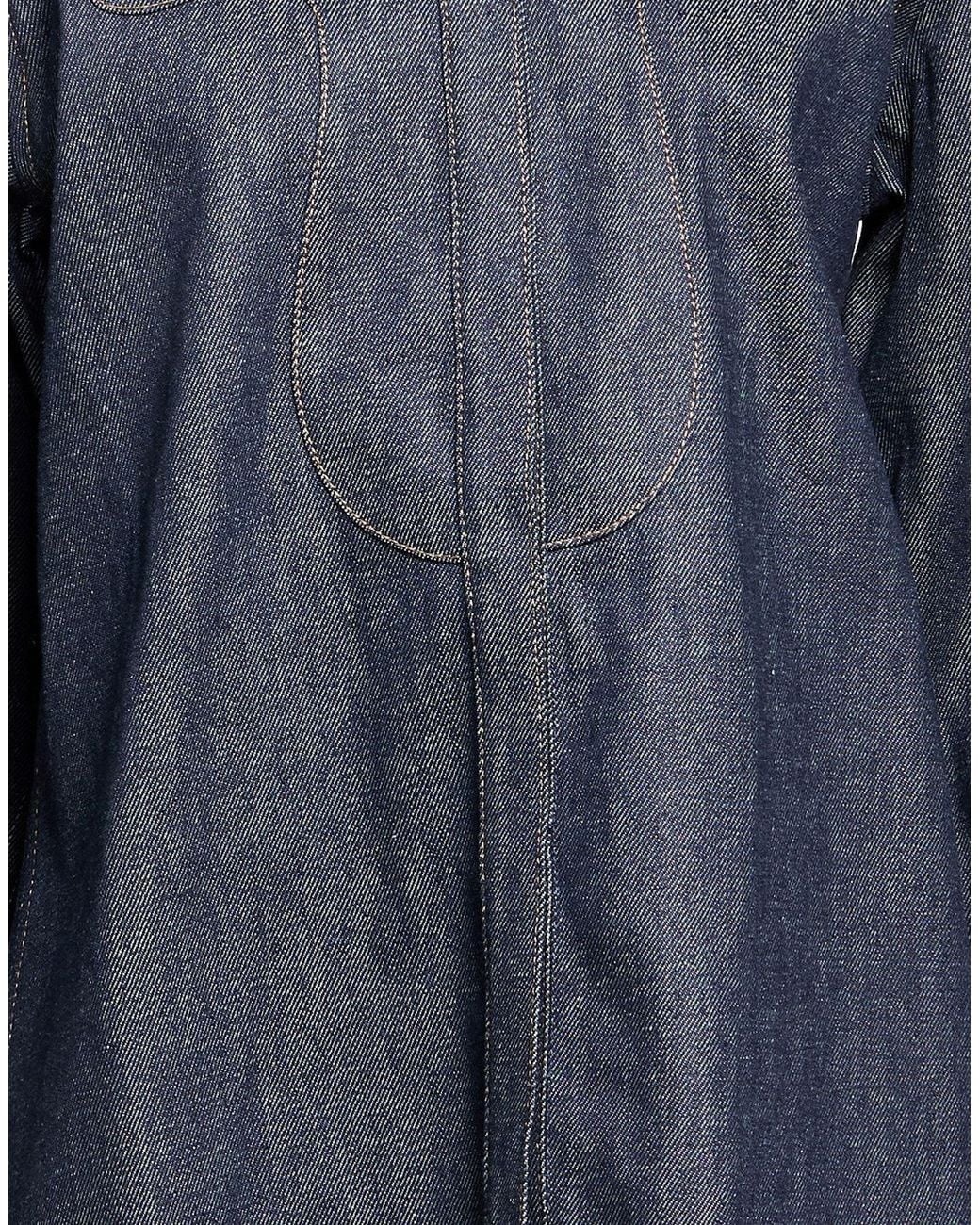 BITE STUDIOS Blue Denim Shirt Cotton