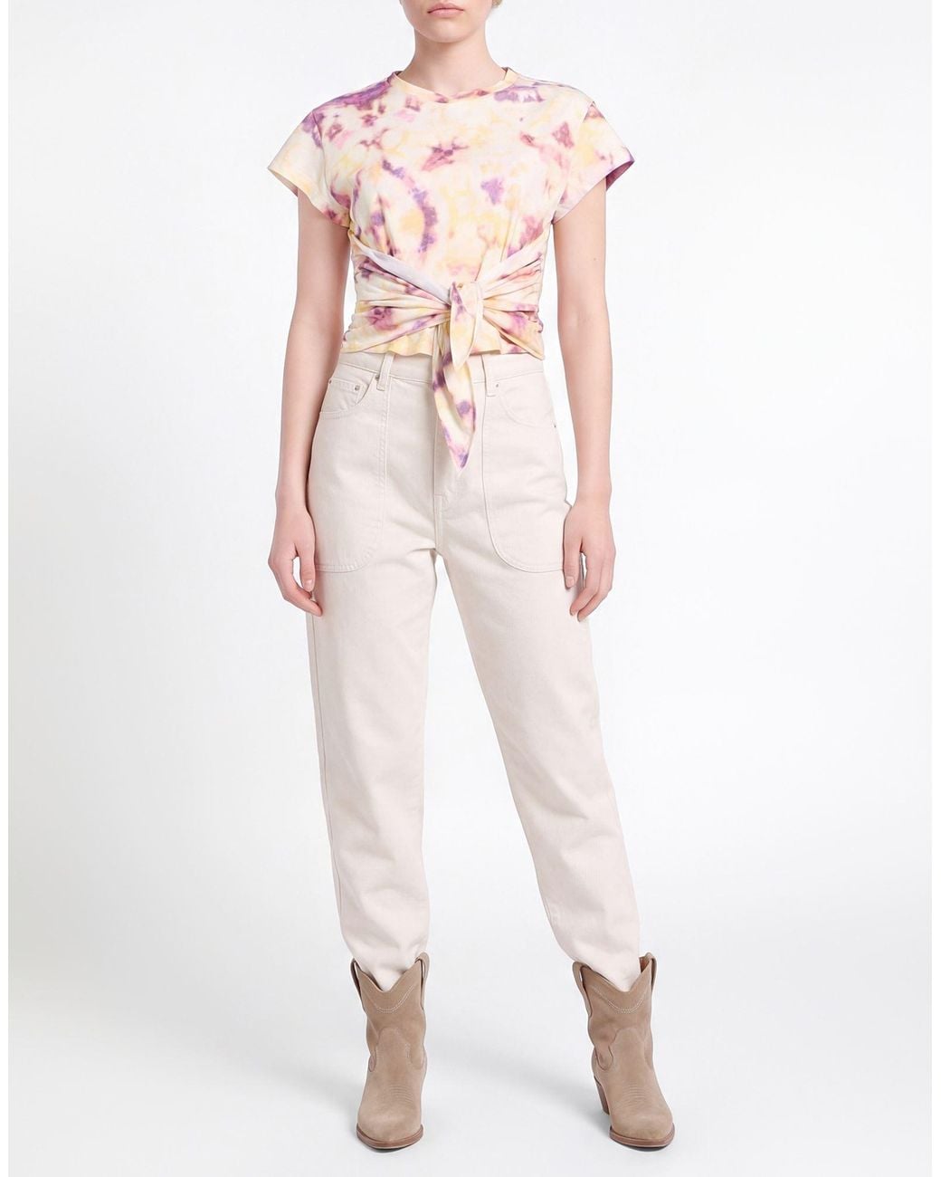 Isabel Marant Pink T-Shirt Cotton