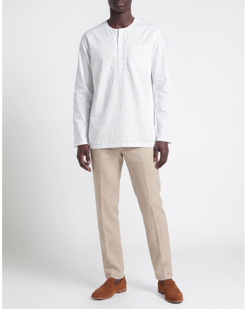 Antik Batik White Shirt for men