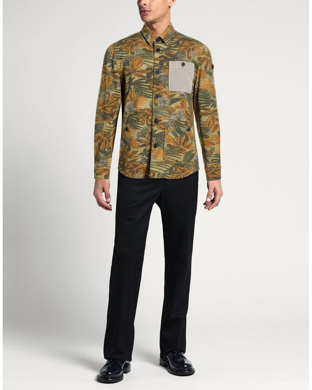 DISTRETTO 12 Green Shirt for men