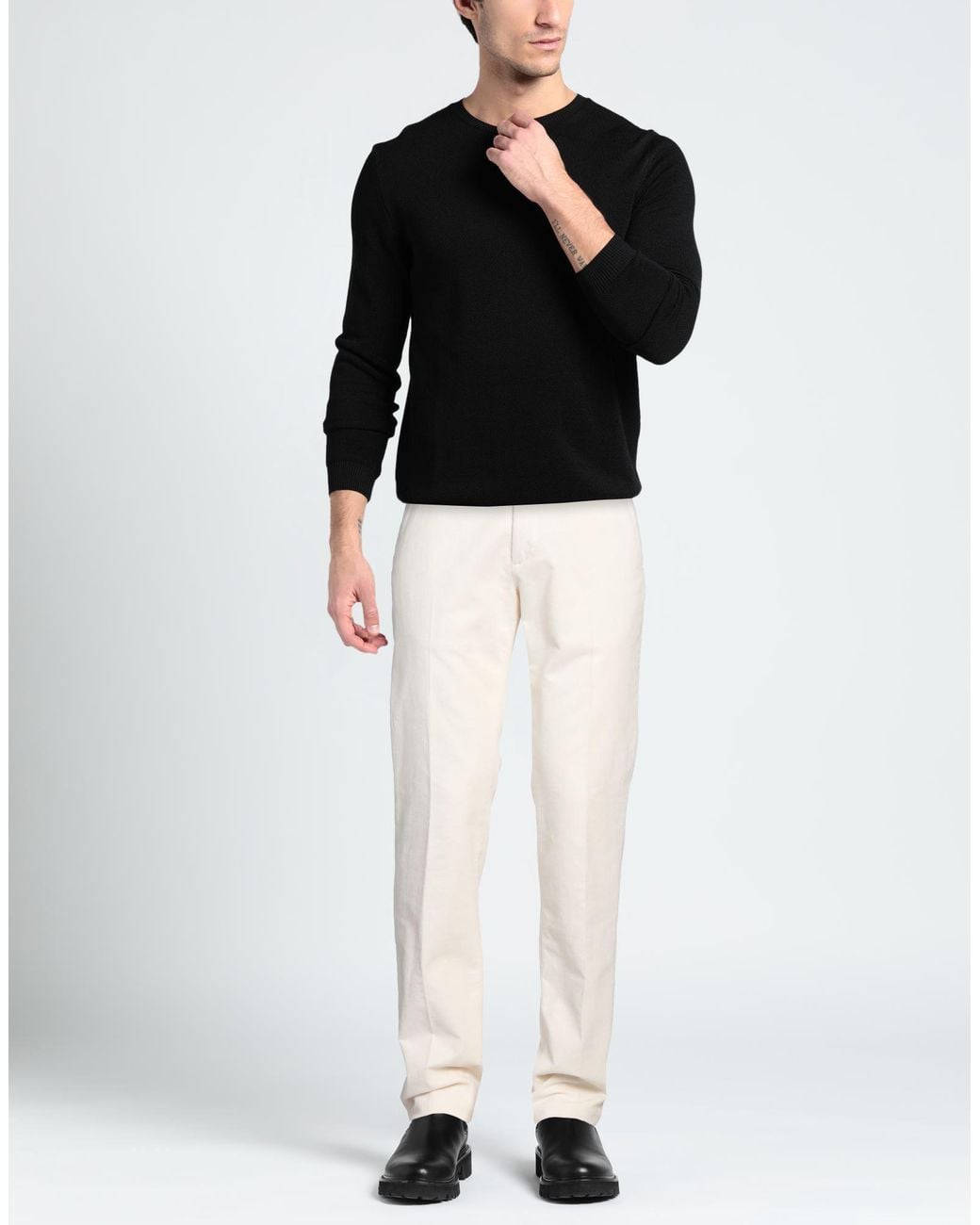 Incotex White Trouser for men