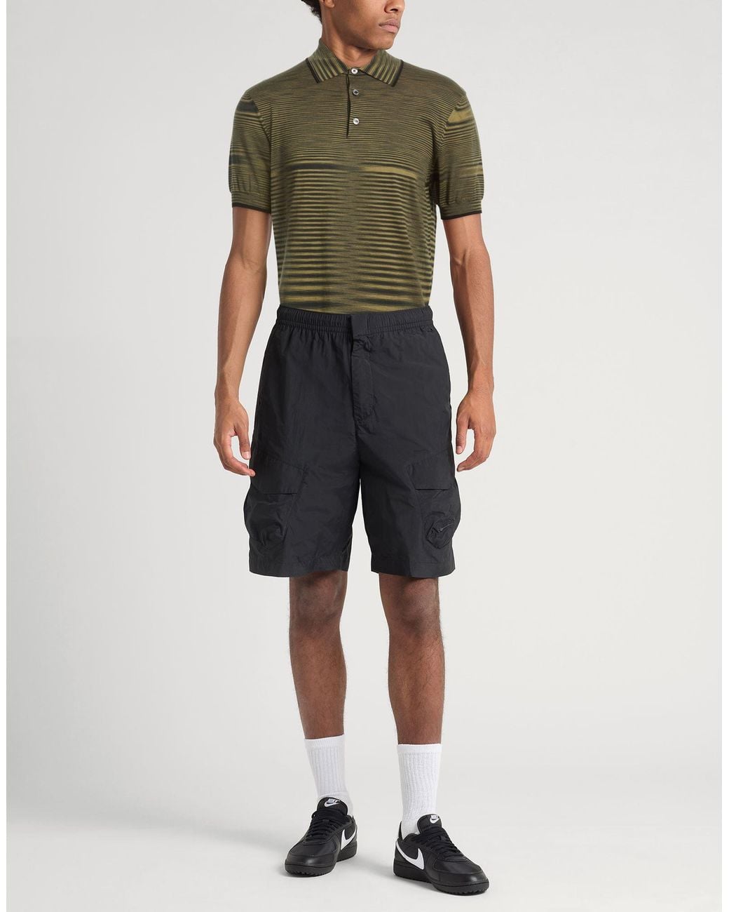 Missoni Green Polo Shirt Cotton for men