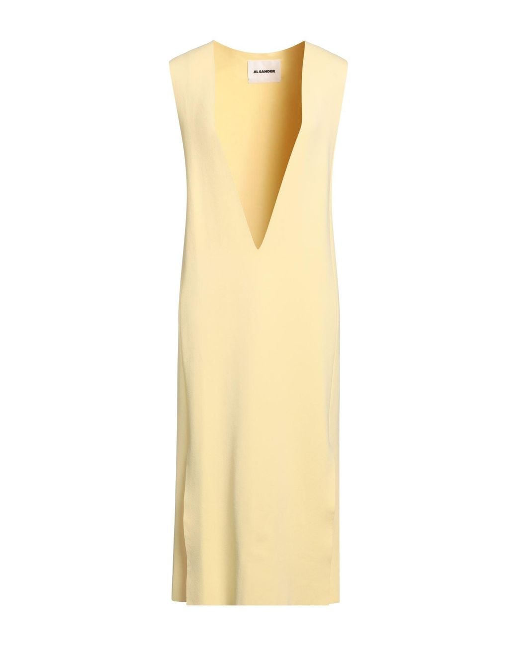 Jil Sander Metallic Midi Dress