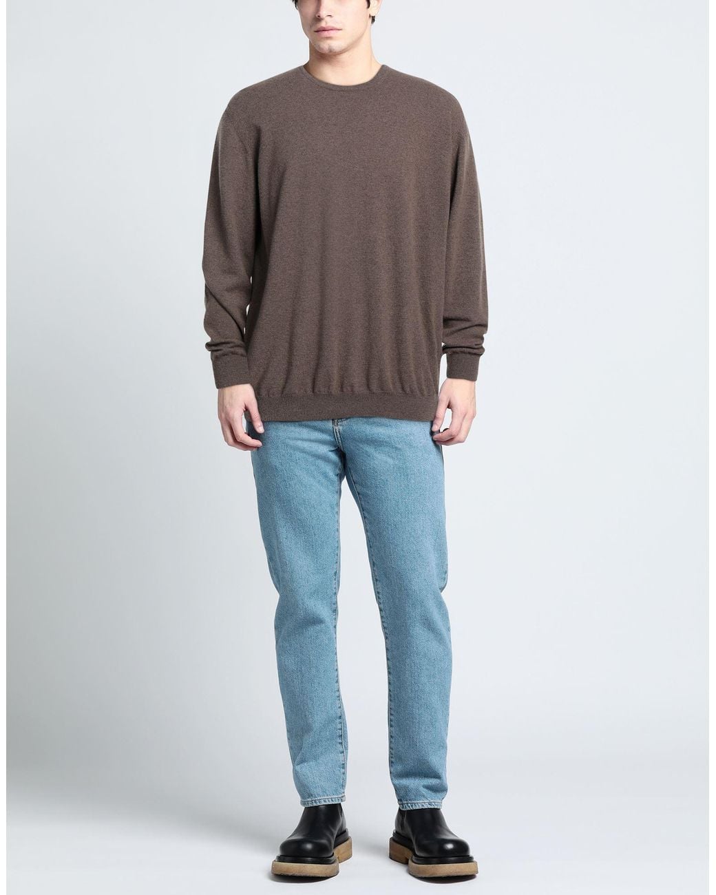 Pullover Moorer pour homme en coloris Brown