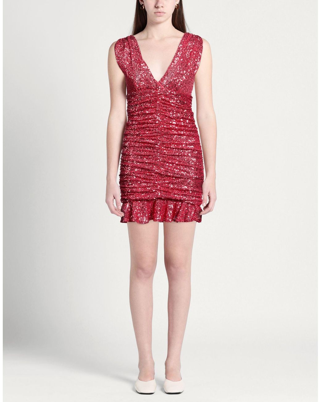 Nenette Red Mini Dress