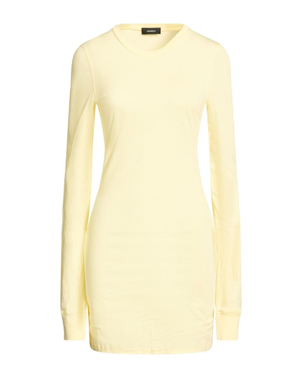 Wardrobe NYC Yellow Mini Dress