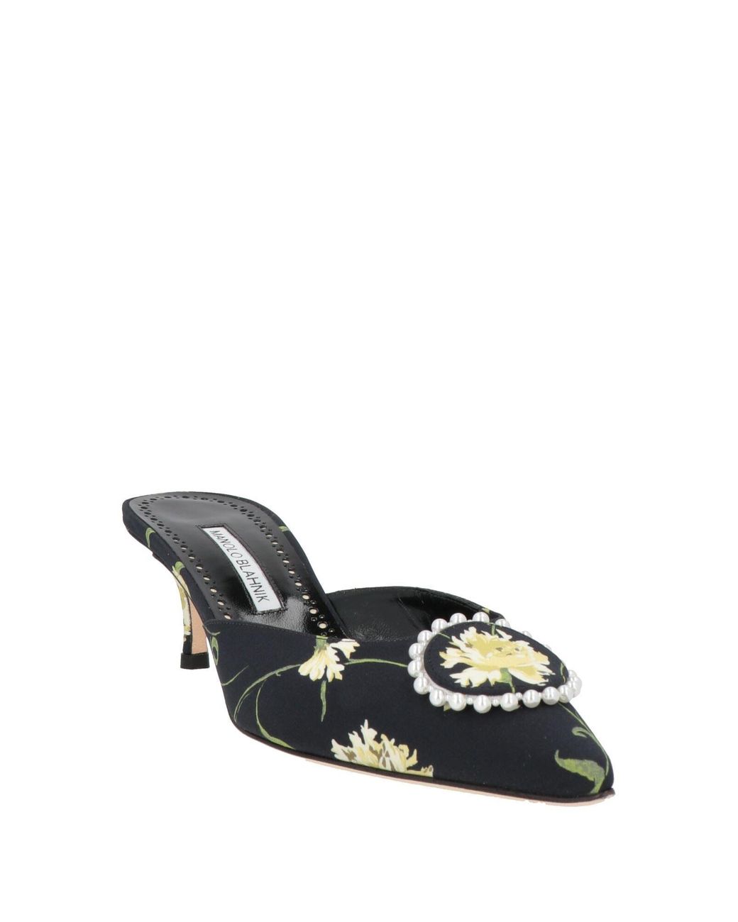 Manolo Blahnik Black Mules & Clogs