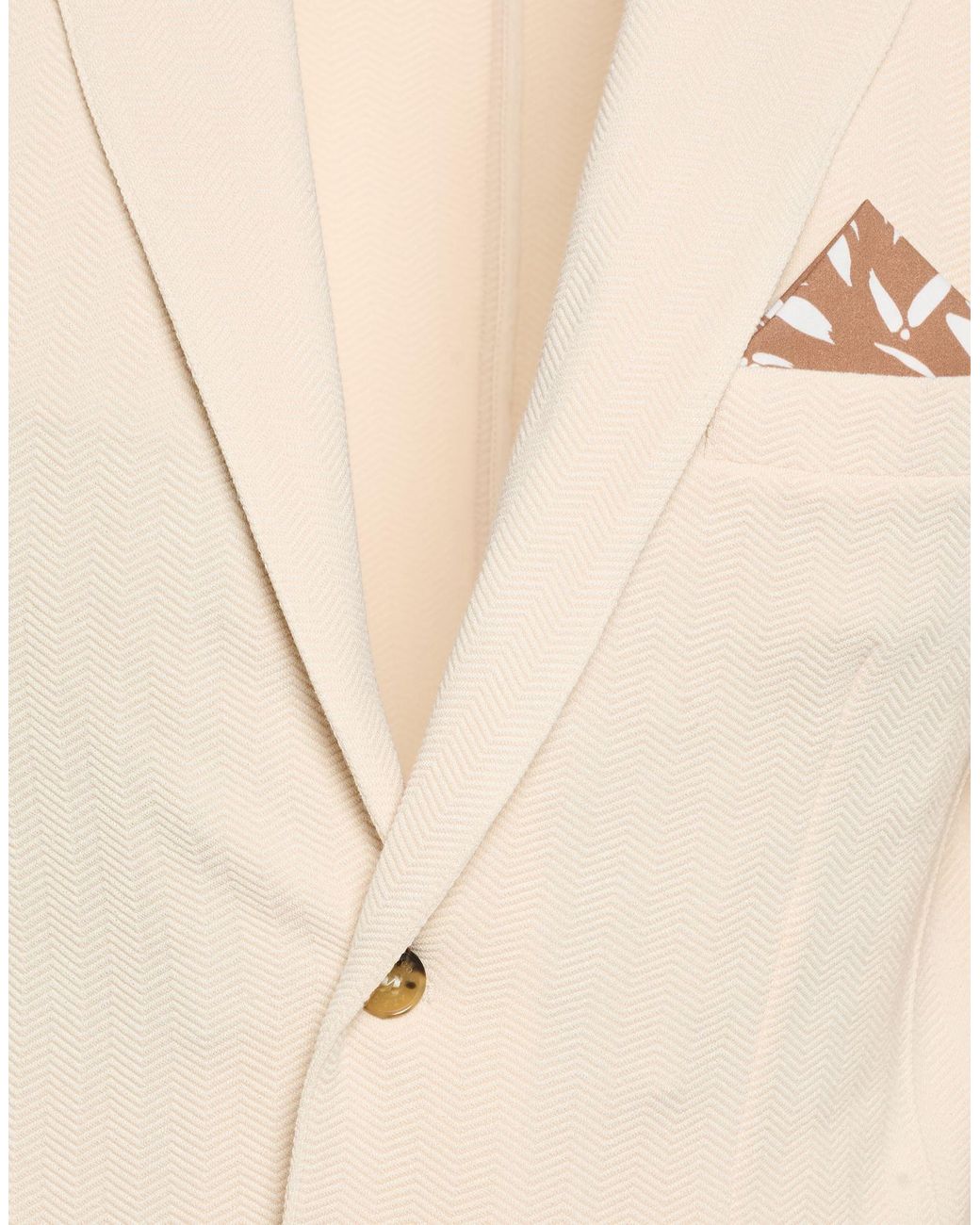 AT.P.CO Natural Blazer Polyester, Elastane for men