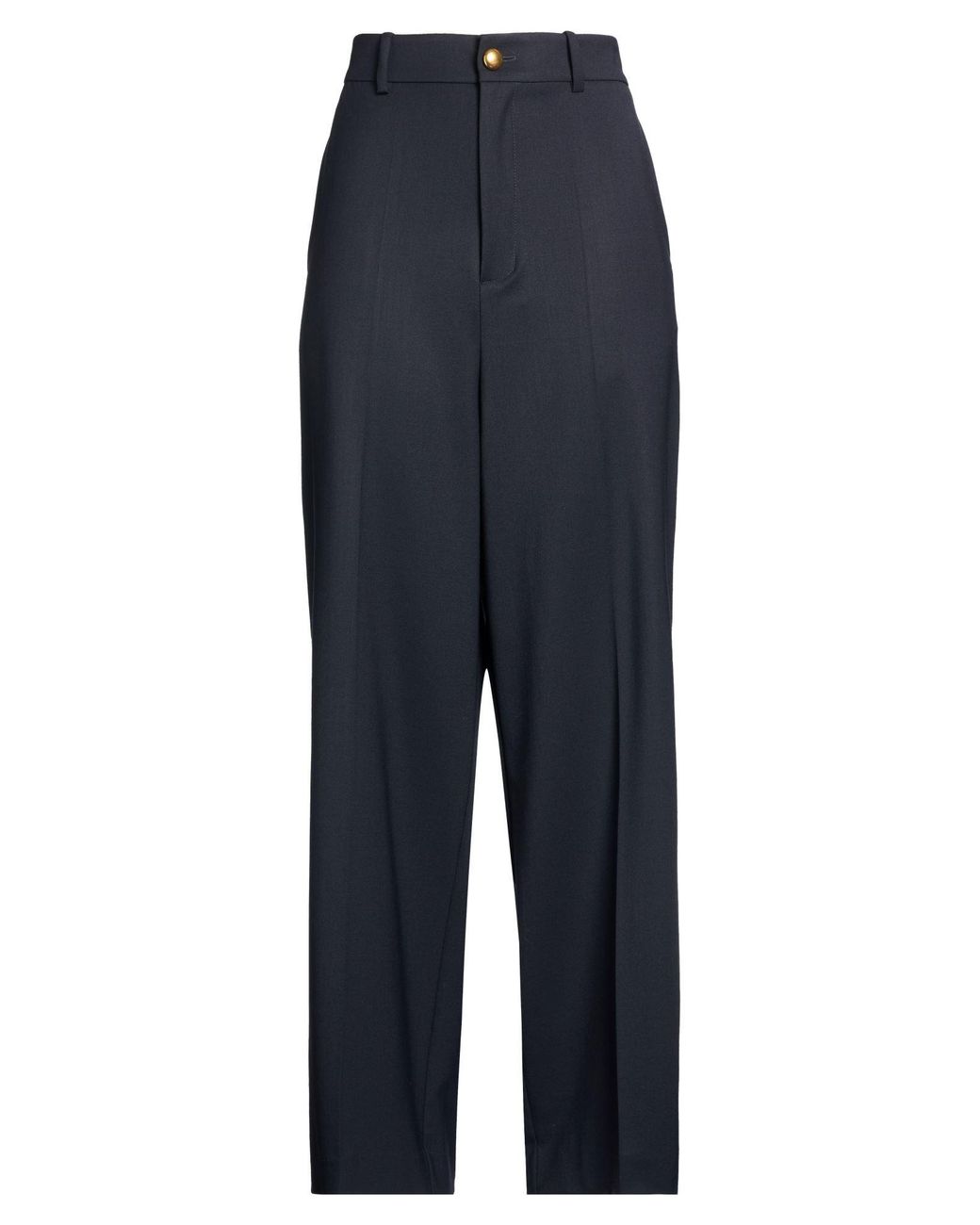 P.A.R.O.S.H. Blue Pants Virgin Wool, Elastane