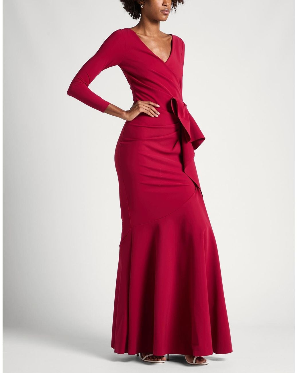 La Petite Robe Di Chiara Boni Red Maxi Dress Polyamide, Elastane
