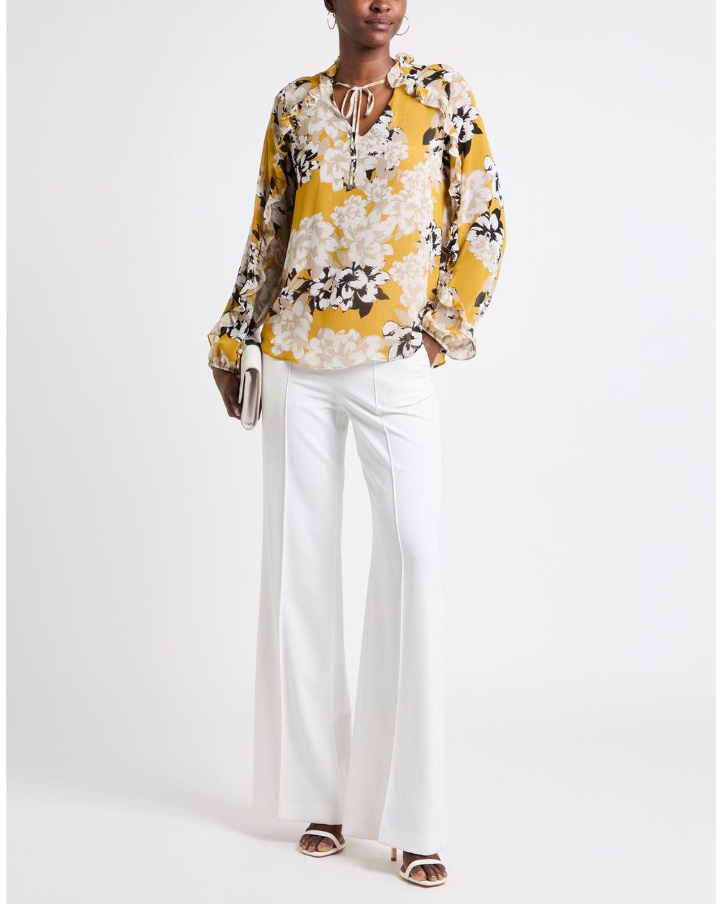 Calvin Klein Metallic Top Polyester