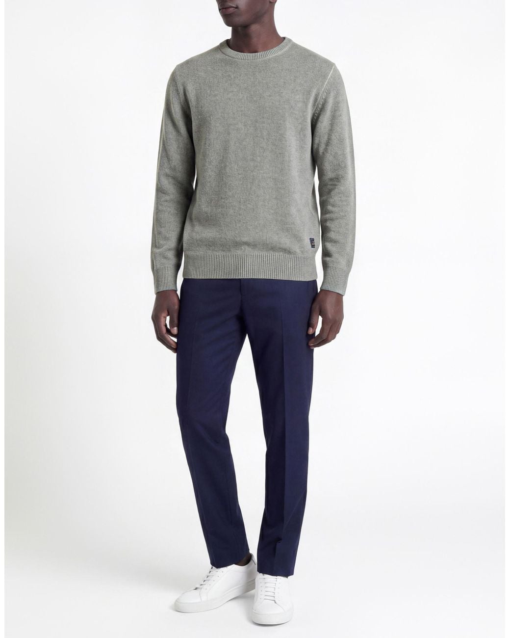 40weft Gray Sweater Wool, Polyamide for men