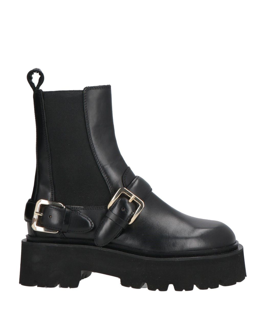 sandro leather ankle boots