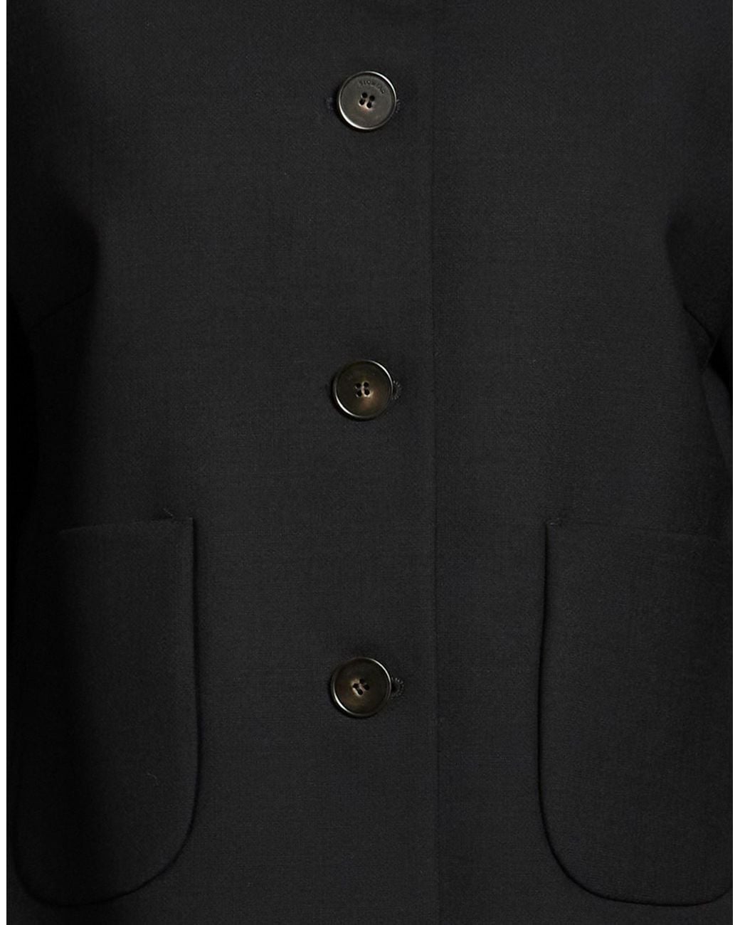 Montedoro Black Jacket Virgin Wool, Elastane