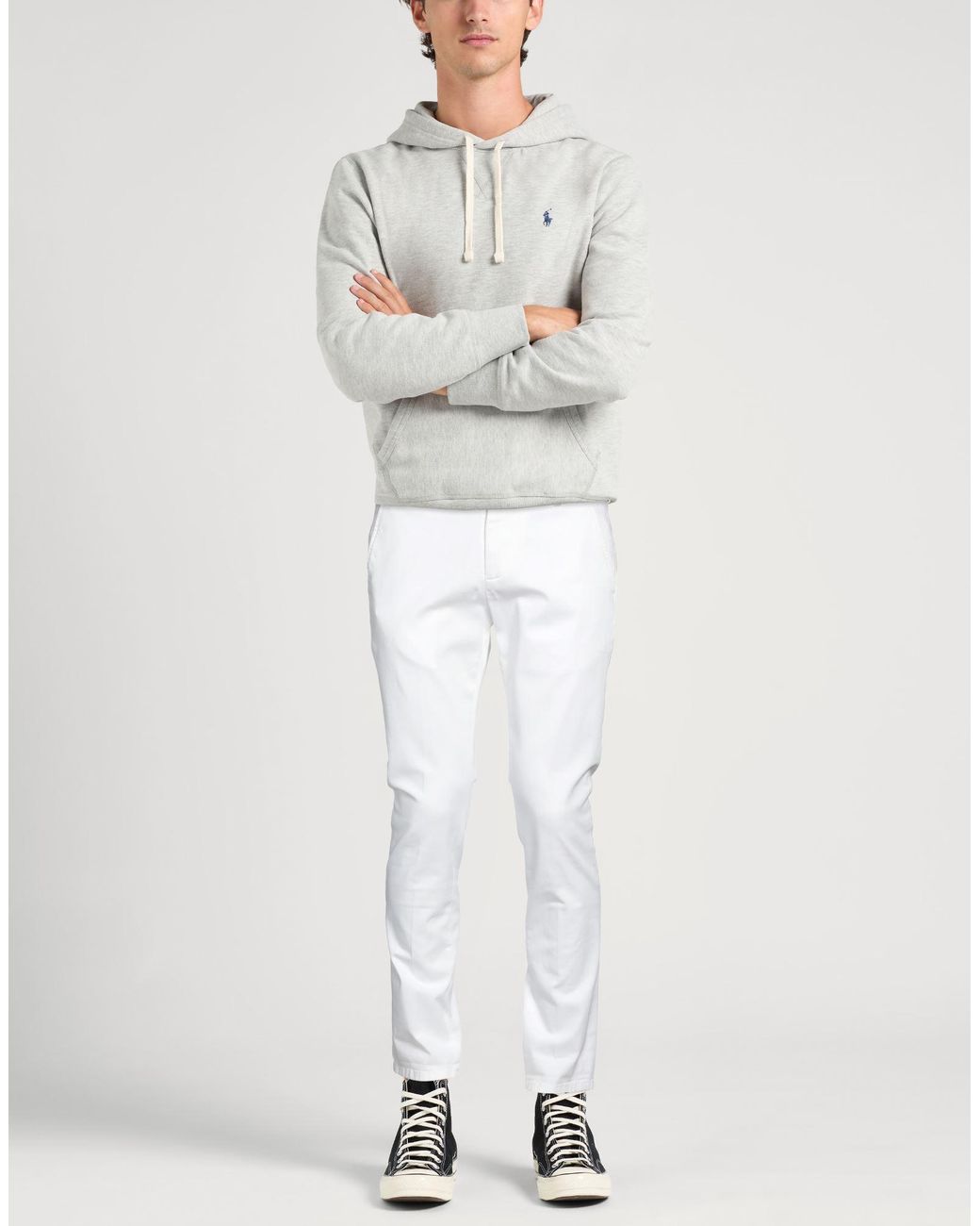 Dondup White Trouser for men
