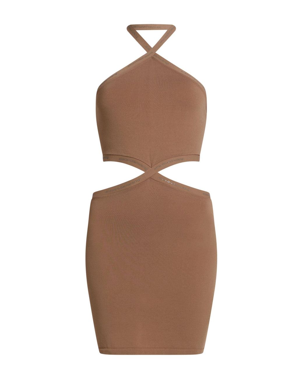 T By Alexander Wang Brown Mini Dresses