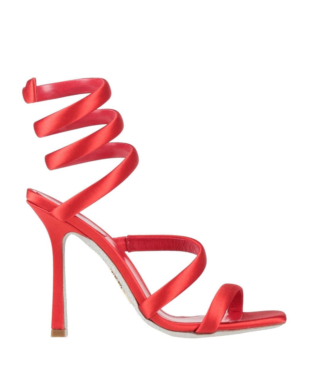 Rene Caovilla Red Sandals