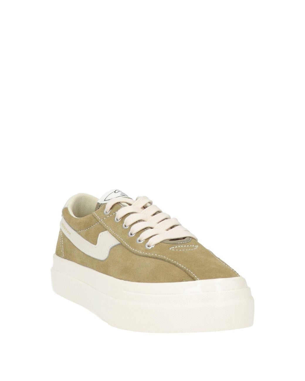 Stepney Workers Club Natural Military Sneakers Leather
