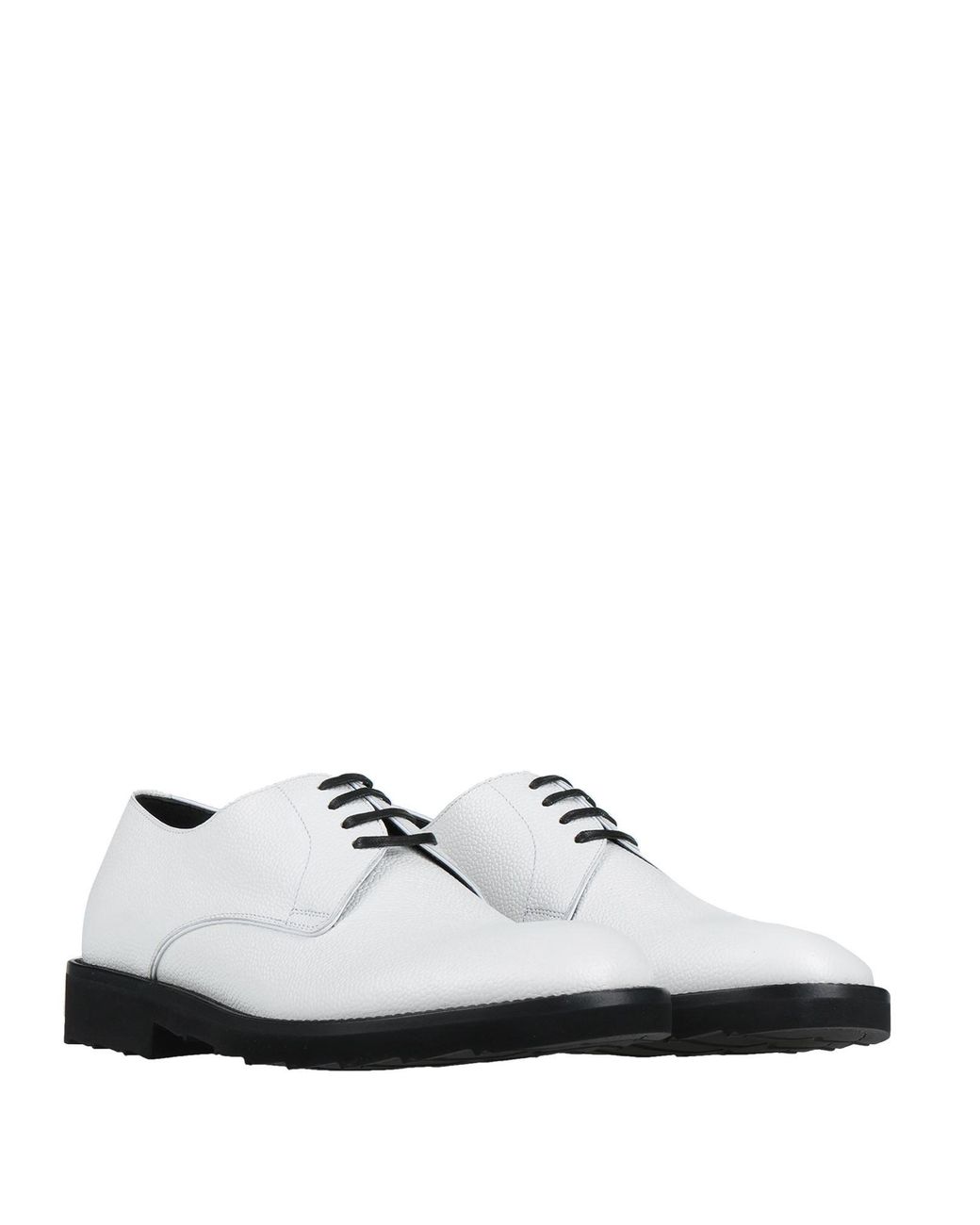Dolce & Gabbana White Lace-up Shoes for men
