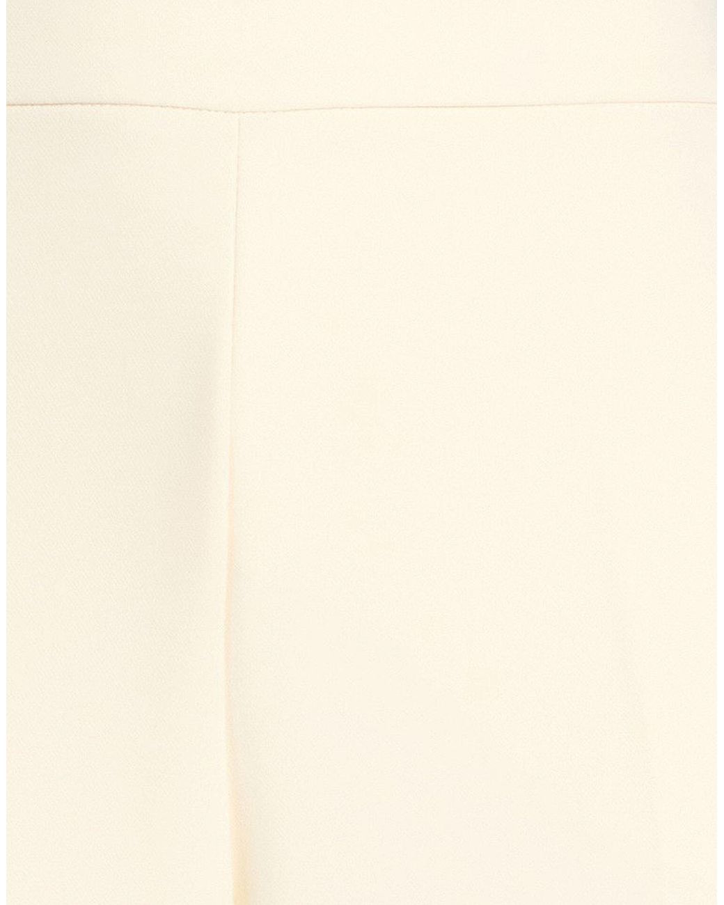 Clips White Pants Polyester, Elastane