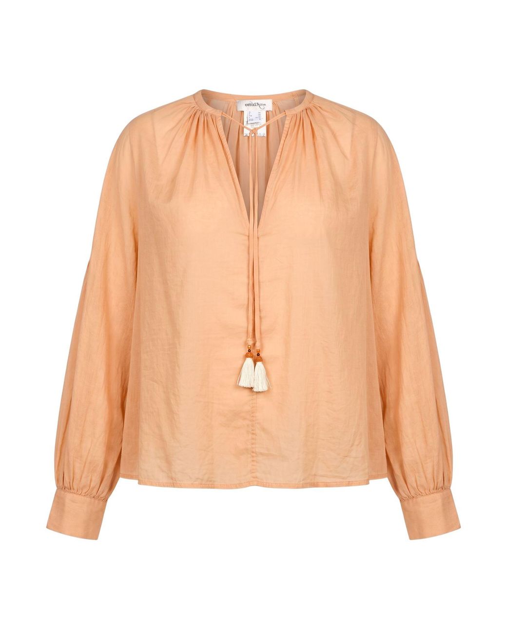 Ottod'Ame Natural Apricot Top Cotton, Silk
