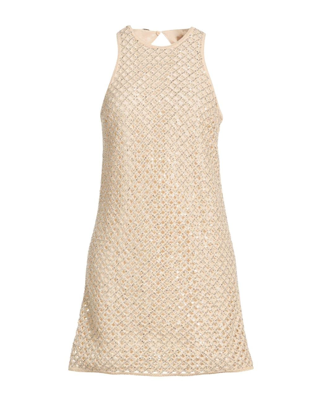 Twinset Natural Mini Dresses