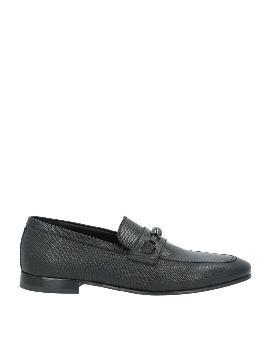 Giovanni Conti Gray Loafers Leather for men